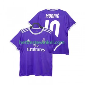 Real Madrid LUCA Modrić 10 2016 2017 Voetbalshirts Retro Uit